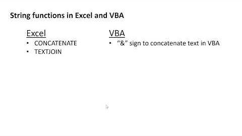 How to Use String Functions in VBA