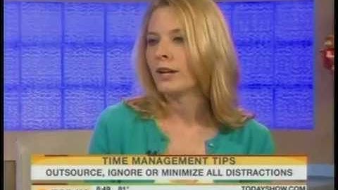 Laura Vanderkam on The Today Show with "168 Hours"