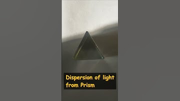Dispersion of light from prism #physics #shorts #dispersion  #experiment #science