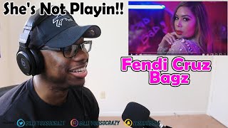 Fendi Cruz - Bagz REACTION! I WASNT EXPECTING THIS KINDA FIRE!! SHES GOOD Resimi