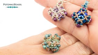 Petite Pretty Crystal Pendant or Ring - DIY Jewelry Making Tutorial by PotomacBeads