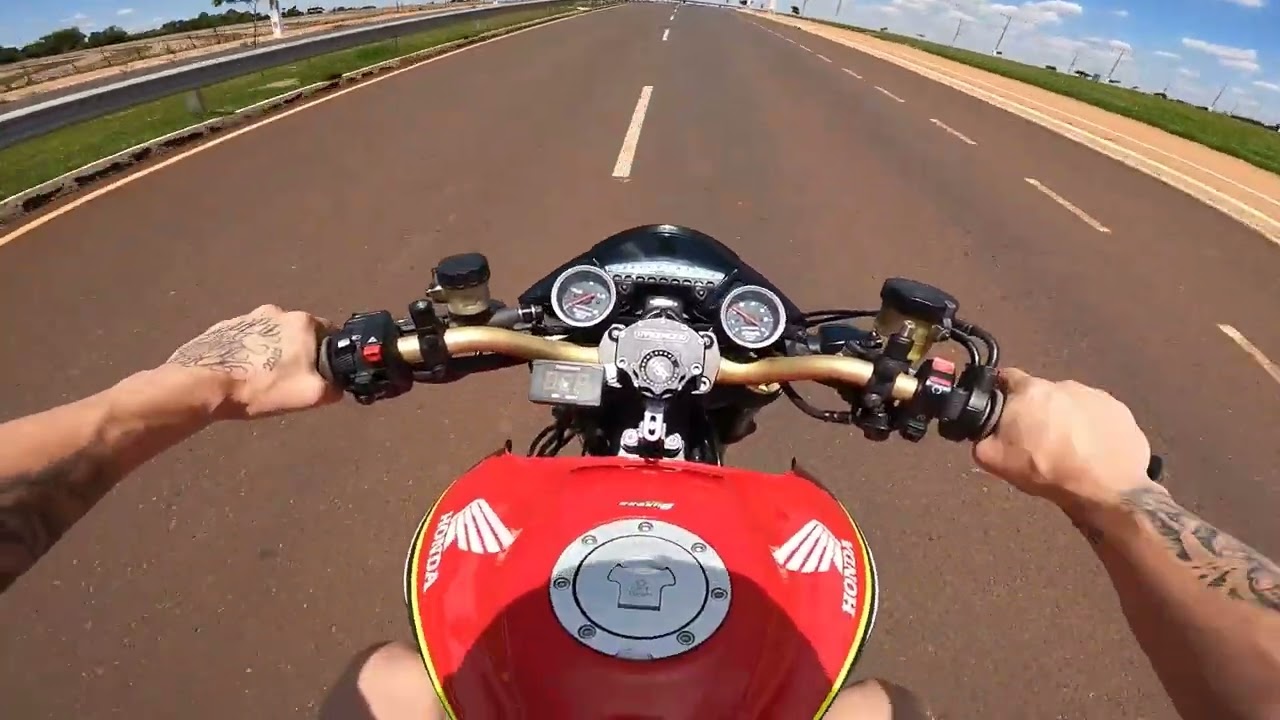 PRIMEIRO ROLE DA CB1000 TURBO COM FUELTECH 🔥