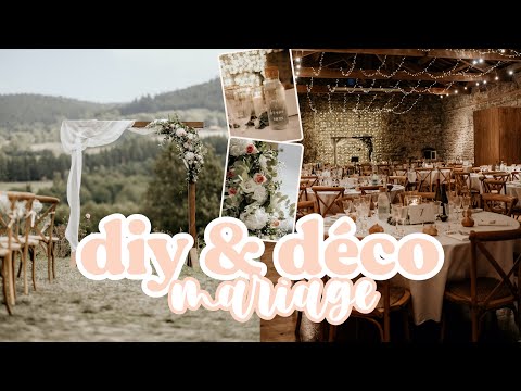 MARIAGE #5 • Décoration & DIY de notre mariage