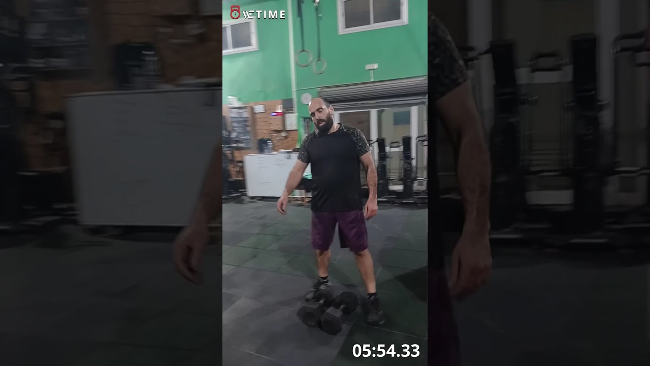 Aymen Daouas, Qualification the fittest, Catigorie RX/INTER, Workout 1