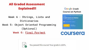 Crash Course on Python Coursera Week 4, 5 & 6 Full solved | Google IT Automation with Python | 2022