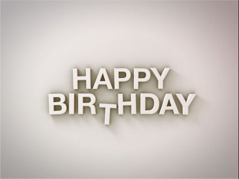 旧 らぼわん 誕生日用の無料動画素材 ストップモーションの Happy Birthday Youtube