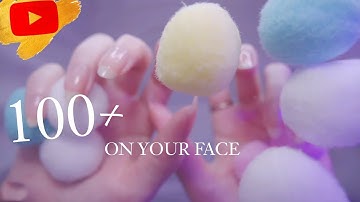 ASMR 100+ TRIGGERS on YOUR FACE (First Person) / Non-Stop Tingles!