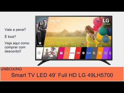 Review Smart TV LED 49" Full HD LG 49LH5700. Vale a pena? É boa? Quanto custa?