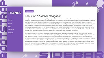 Bootstrap 5 Sidebar Navigation | Responsive Sidebar Using Bootstrap Sidebar Using Bootstrap 5