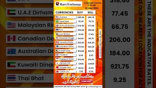 Currency Exchange Rate | Date 15-May-2025 #raviexchange #dirham #riyal #dollar #rates #bestrates