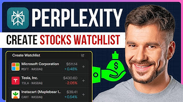 Hoe u een watchlist maakt in Perplexity Finance | Maak een watchlist voor aandelen in Perplexity ...