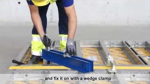 Framed formwork Framax Xlife - Length adjustment using fillers - Monotec single-side tie [EN]