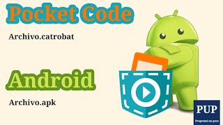How to Create an .apk App with Pocket Code - Convert .catrobat to .apk | Programá un Poco