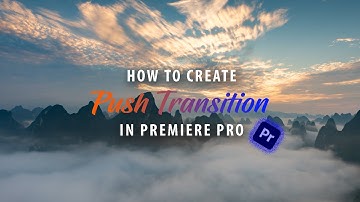 🔴🔵 How to create Push Transition premiere pro tutorial 🔴🔵