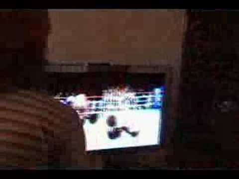 Thumb of Dog (Not a Boxer) Playing Wii Boxing video