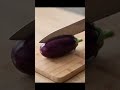 Perfect Eggplant Slicing | ASMR #asmr
