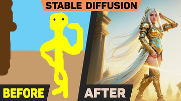 Ugly doodle into Masterpiece 🎨 | With AI Stable Diffusion