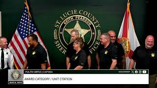 St. Lucie County Sheriff's Office Quarterly Awards Ceremony / Second Quarter 2024