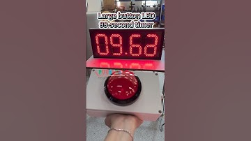 PUUSLED 7-Segment Digital Timer – Count Every Moment with Precision! 0 Seconds Count to 99 Seconds