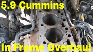 5.9 Cummins in frame rebuild 2005 Dodge Ram 2500