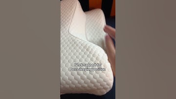 Upgrade your sleep with memory foam neck support #pillow #memoryfoam
