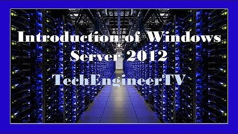 Introduction of Windows Server 2012