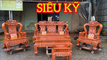 Minh Quốc Voi Cột 12 Chân 14 Gỗ Hương Đá - Đồ Gỗ Xuân Hải - Hàng Kỹ