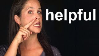 How to Pronounce HELPFUL -- American English -- Word of the Week