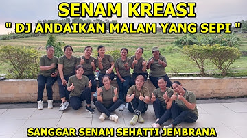 Senam Kreasi DJ ANDAIKAN MALAM YANG SEPI | Cinta Tak Terbatas Waktu | Senam Slow Cocok Untuk Pemula