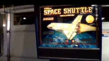 SPACE SHUTTLE PINBALL MACHINE - BY WILLIAMS 1984