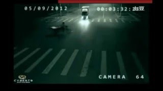 Шокирующее видео Мистика и ужас Призраки на ночной дороге