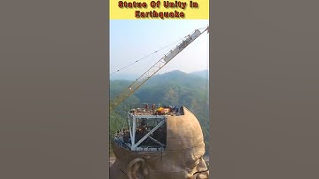 भूकंप में Statue Of Unity कैसे ? 😱 || Facts #shorts