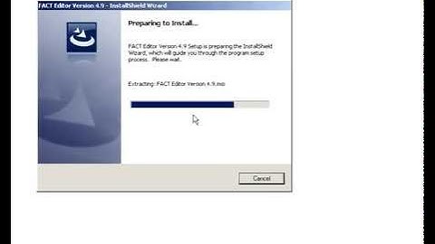 B4. Install FACT Editor Setup