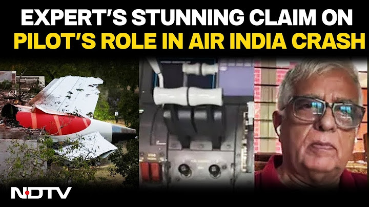 Air India Crash Report | Aviation Expert's Stunning Claim On Pilot's Role In Air India Crash