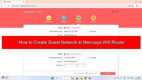 How To Enable Guest Network in Mercusys Wifi Router | Set up a Guest WiFi Network on Your Router