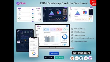 CRMi - Responsive Admin Dashboard Template