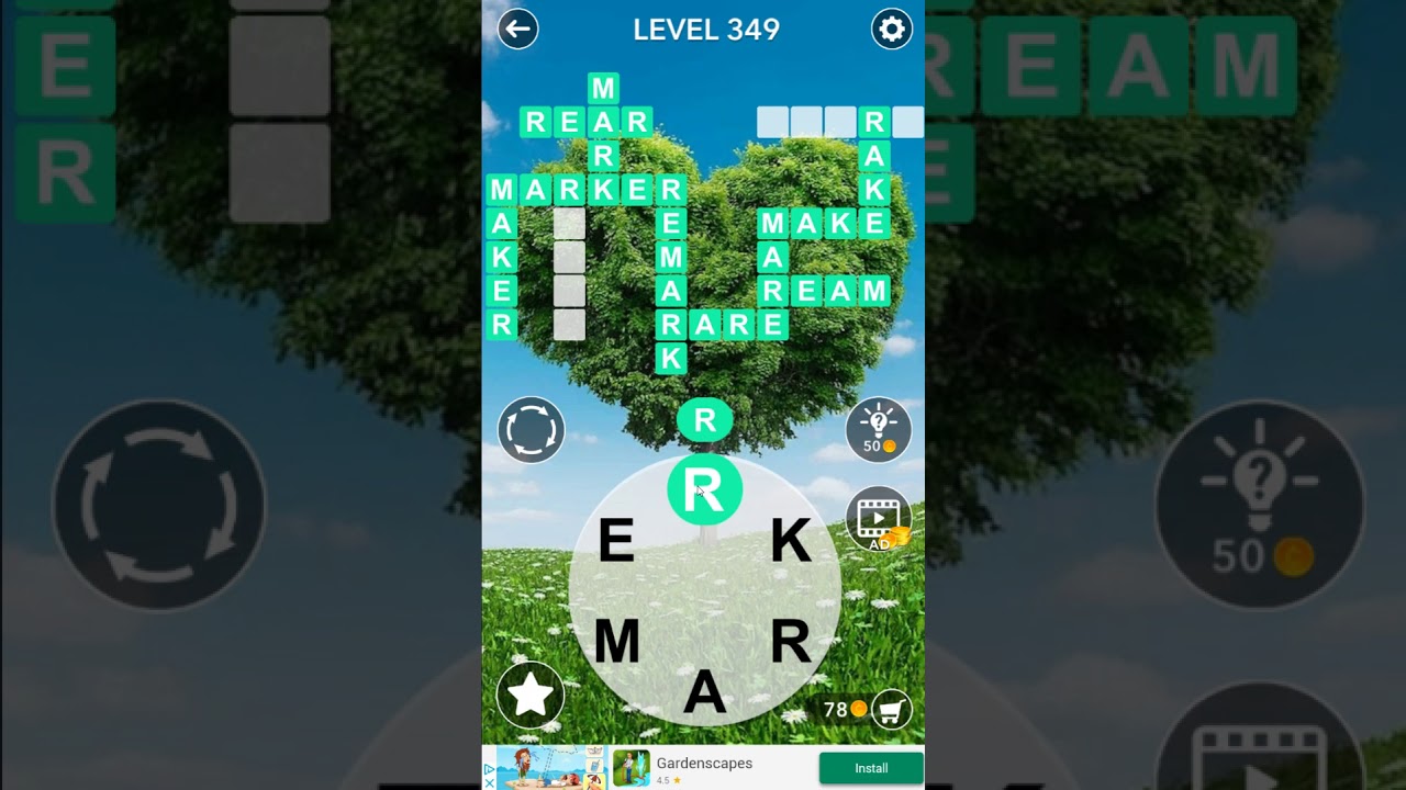 Word Crossword Search level 349