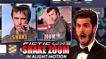 Secret Trick 🤯 Fictic Like Shake Zoom in Alight Motion + Preset 