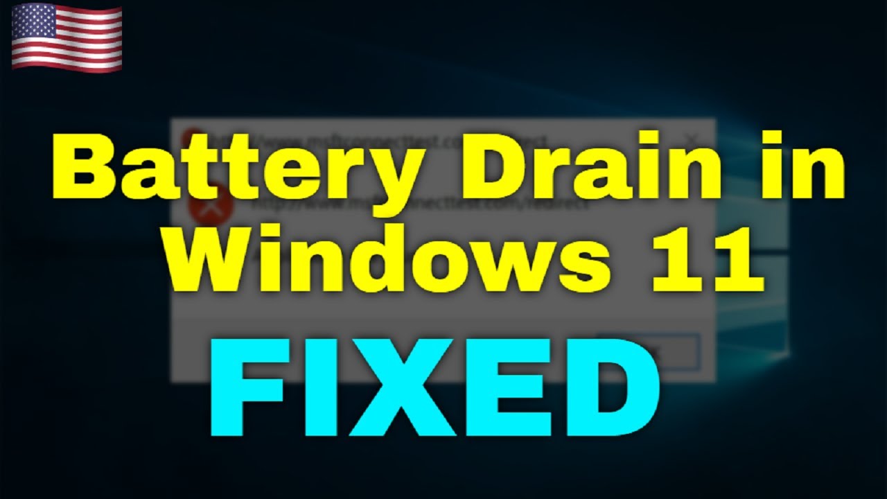 How to Fix Battery Drain in Windows 11 YouTube