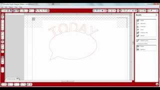 TODAY Speech Bubble Tutorial for Silhouette Cameo Studio