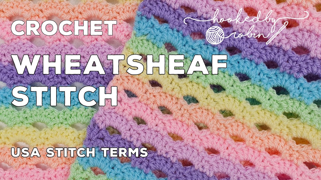 Crochet Wheatsheaf Stitch (Great for Scarves or Blankets!) Mini Arcade Stitch