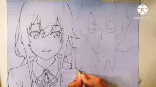 Speed Drawing​ Yukinoshita and  Hachiman[YAHARI]​