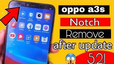 NOTCH REMOVE SCREEN IN OPPO A3S AFTER NEW UPDATED | NAVEEN TOMAR CREATION