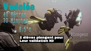 20240317 Plongée n°136 - Validation N3 Rémi et Camille à la carrière de Vodelée