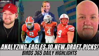 Information John McMullen FULL RECAP of Eagles 2025 NFL Draft Class, UDFA's & more! Plus, White House Visit! News
