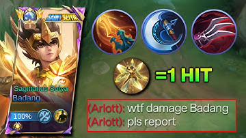 GLOBAL BADANG NEW 1 SHOT CRITICAL BUILD FOR RANK UP FASTER IN SEASON 38!!💀 (pls try) | MLBB