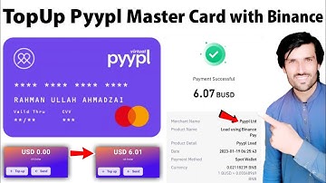 How to Top Up Pyypl Master Card with Binance Account | Free Virtual Card