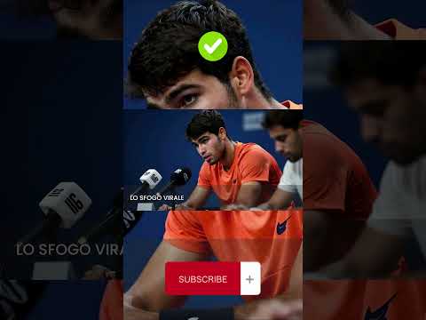 Video Lo sfogo di Alcaraz che è diventato virale #tennis #viral #sinner #alcaraz