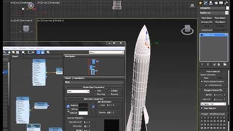 rocket launch speed model (3dsmax)