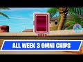 Fortnite All Week 3 Omni Chips Locations Guide | Fortnite Omni Sword Quests